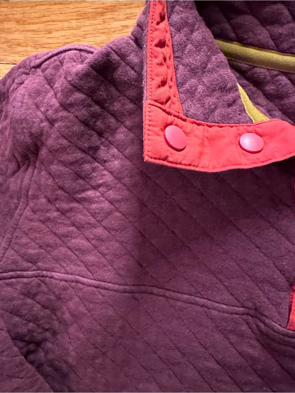 Patagonia Sweatshirt Mens XL Organic Cotton Quilt Snap-T Pullover Purple